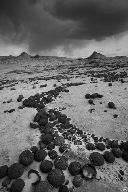 Storm Above the Moqui Marbles