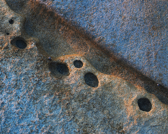 There are lots of interesting, abstract shapes, patterns and textures all thoughout the shoreline of La Jolla. Whether it's low...