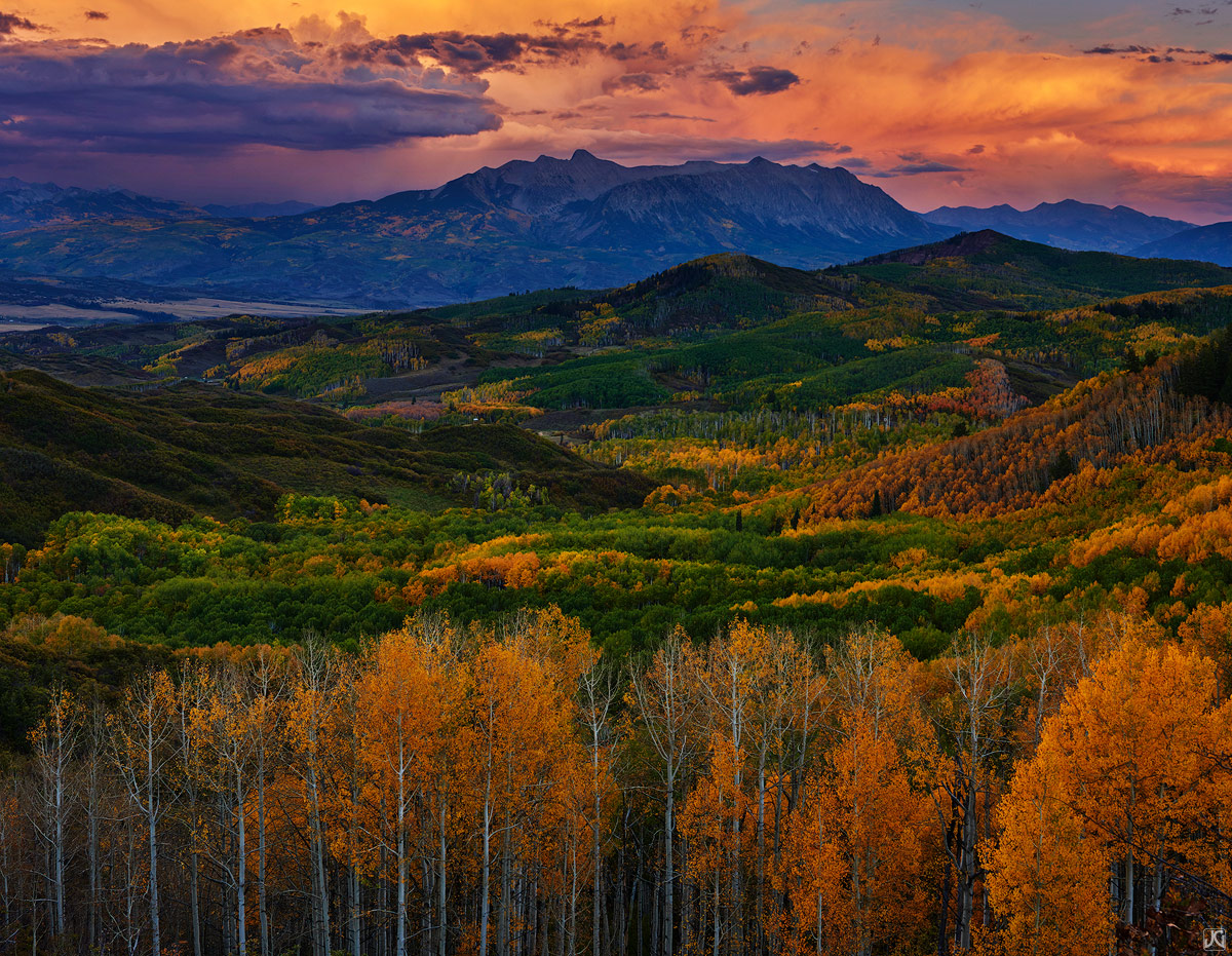 I visit this overlook on most of my autumn trips to Colorado. I never tire of this view and always look forward to watching sunset...