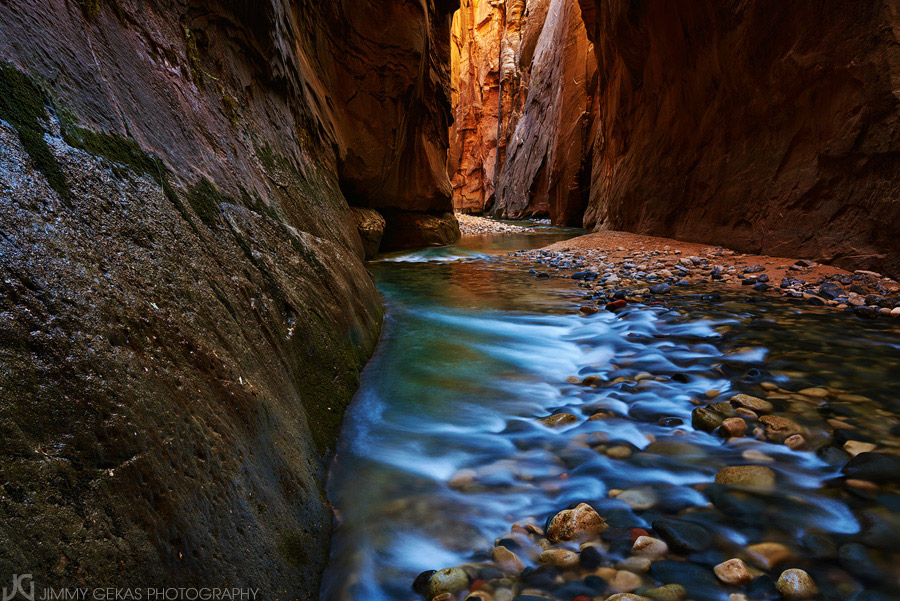 Utah, Zion, Narrows, slot canyon, Virgin, river